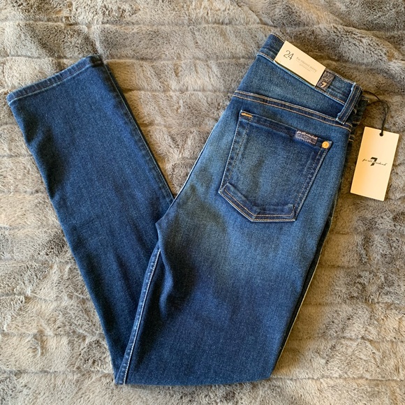NWT! 7 For All Mankind relaxed skinny jean - Picture 13 of 16